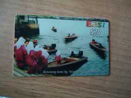 BRUNEI USED CARDS   MARKET BOAT - Brunei