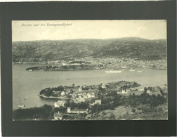 Bergen Seet Fra Damsgaardfjeldet édit. Ritter N°127 Oblitération Bureau De Mer De Norvège Bergen Newcastle Cachet Bateau - Norvegia