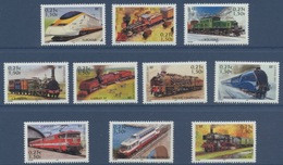 N° 3405 à 3414 Du Bloc N° 38 Les Légendes Du Rail Faciale 2,30 € - Unused Stamps
