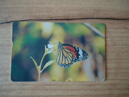 TAIWAN  USED CARDS  INSECTS BUTTERFLIES - Mariposas