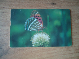 TAIWAN  USED CARDS  INSECTS BUTTERFLIES - Farfalle