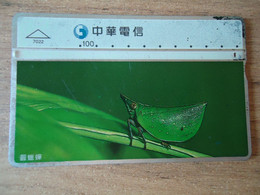 TAIWAN  USED CARDS  INSECTS - Andere & Zonder Classificatie