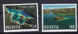 SWITZERLAND  2022 ,NATURE, , Lake Cauma And Krka River  ,MNH - Unused Stamps