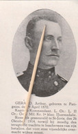 Patignies, Sint-Joris, Arthur Gerard, 1914,, Soldaat,Soldat, Vuurkruiser, Croiseur De Feu, 1914-18 - 1914-18