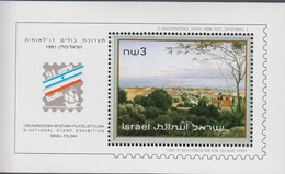 1991. ISRAEL. STAMP EXHIBITION ISRAEL-POLSKA Block. Never Hinged.  (Michel BLOCK 44) - JF520569 - Altri & Non Classificati