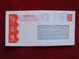 Enveloppe Cachet Postal + Entreprise N-C - Seals Of Generality