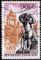 France Poste Obl Yv:1684 Mi:1757 Dole Fontaine (Lign.Ondulées) (Thème) - Kirchen U. Kathedralen