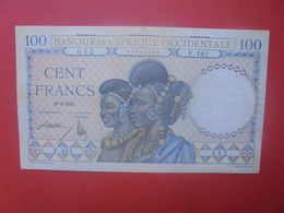 AFRIQUE De L'OUEST 100 Francs 10-09 1941 Circuler WPM N°23 (L.2) - Stati Dell'Africa Occidentale