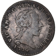 Monnaie, États Italiens, SARDINIA, Vittorio Amedeo III, 1/2 Reale, 1774 - Piemonte-Sardinië- Italiaanse Savoie