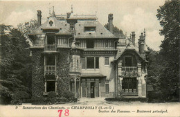 Draveil * Champrosay * Le Sanatorium Des Cheminots * La Section Femmes * Bâtiment Principal - Draveil
