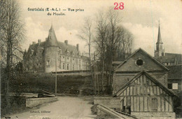 Courtalain * Route Et Vue Prise Du Moulin * Minoterie - Courtalain