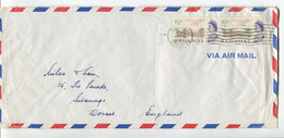 BAHAMAS - Affranchissement Multiple Sur Lettre Par Avion - 1963-1973 Ministerial Government