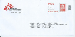 Variétés Entiers Postaux :v6692  Type L'Engagée Yzeult Catelin PRIO MSF 339739 ** - PAP: Antwort/Marianne L'Engagée