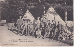 La Chapelle Sur Erdre Guerre Européenne 1914 Campement D Anglais à La Gascherie édition Chapeau N°18 - Other Municipalities