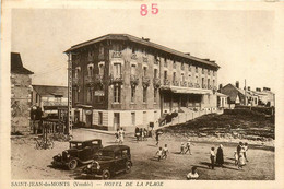 St Jean De Monts * Hôtel De La Plage * Automobile Voiture Ancienne - Saint Jean De Monts