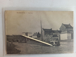 WARNETON - La Lys, écluse, Bâteau 1918 - Komen-Waasten