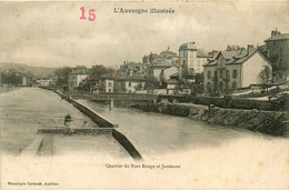 Aurillac * Vue Sur Le Quartier Du Pont Rouge Et La Jordanne * Le Pont - Aurillac