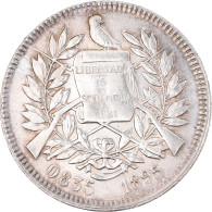 Monnaie, Guatemala, 2 Reales, Dos, 1895, SPL, Argent, KM:167 - Guatemala