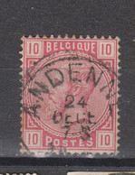 COB 38 Oblitération Centrale ANDENNE - 1883 Leopold II