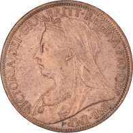 Monnaie, Grande-Bretagne, Victoria, Penny, 1899, SUP+, Bronze, KM:790 - D. 1 Penny