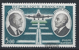 1971 France Yv 46 Aerienne Daurat Et Vanier  **SC TTB Très Beau, Neuf Sans Charnière﻿  (Yvert&Tellier) - 1960-.... Neufs