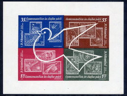 ROMANIA 1962 Space Exploration  Block MNH / **.  Michel Block 53 - Blocs-feuillets