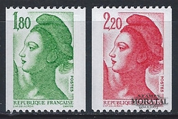 1985 France Yv 2378/2379 Sabine.- Liberté Série Générale **SC TTB Très Beau, Neuf Sans Charnière﻿  (Yvert&Tellier) - Unused Stamps