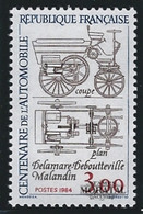1984 France Yv 2341 Centenaire Automobile Art **SC TTB Très Beau, Neuf Sans Charnière﻿  (Yvert&Tellier) - Unused Stamps