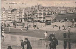 CPA Carte Postale Belgique Ostende La Plage 1906 VM49585 - Oostende