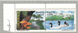 Brazil 1995, Bird, Birds, Swan, Set Of 2v, MNH** - Schwäne