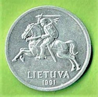 LITUANIE / 1 CENTAS / 1991 / ALU - Lituania