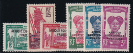 Gabon N°116/120 - Neuf * Avec Charnière - TB - Unused Stamps