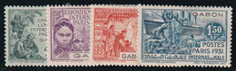 Gabon N°121/124 - Neuf * Avec Charnière - TB - Ungebraucht