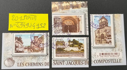 Timbres Du Bloc N° F4849  Avec Oblitération Cachet à Date  TB - Used Stamps