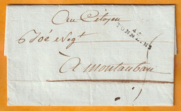 An 3 - 1794 - Marque Postale 45 TONNEINS - 30 X 7 Mm - Sur LAC Vers MONTAUBAN - Convention Nationale - 1701-1800: Précurseurs XVIII