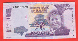 Malawi 20 Kwacha 2012 M'Mabelwa II° Africa Bank Notes - Malawi