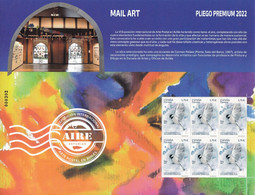 2022-ED. 5568 EN PLIEGO PREMIUM -Mail Art. Aire. Obra Seleccionada En La VI Exposición Carmen Peláez.- NUEVO - Blocs & Hojas