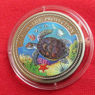 Palau 1 $ 1998 Turtle Fish Marine Life Set - Palau