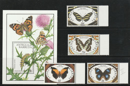 ANTIGUA & BARBUDA -  THEMATIC BUTTERFLY - Vlinders