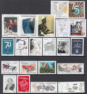 2020 France Collection Of 21 Different Stamps Face Value Euros 28.19 MNH - Colecciones Completas