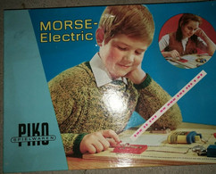 PIKO Sonneberg Spielwaren "Morse Electric" Baukasten 70er Jahre - Other & Unclassified