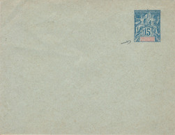 ENTIER POSTAL NEUF 15C ETABLISSEMENT DE L'OCÉANIE COVER OCEANIA - Storia Postale