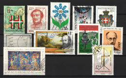 Hungary 1991. Collection Of Jubilee Stamps, 11 Pcs. See Scan, Used / Nice Cancelling! - Usati