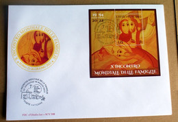 VATICAN 2022, GIORNATA MONDIALE FAMIGLIE SHEET  FDC - Nuevos