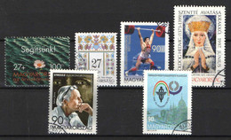 Hungary 1997. Collection Of Jubilee Stamps, 6 Pcs, Used / Nice Cancelling! - Gebruikt