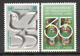 Nations-Unis - Genève YT 92-93 Neuf Sans Charnière - XX - MNH - Neufs