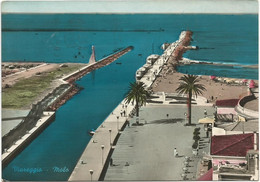 AB4724 Viareggio (Lucca) - Il Molo - Barche Boats Bateaux - Panorama / Viaggiata - Viareggio