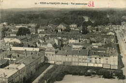 Vitry Le François * Vue Panoramique De La Commune * Place * Coiffeur * Commerces Magasins - Vitry-le-François