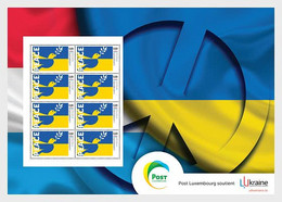 Luxemburg / Luxembourg - Postfris/MNH - Sheet Vrijheid Voor Oekraïne 2022 - Unused Stamps