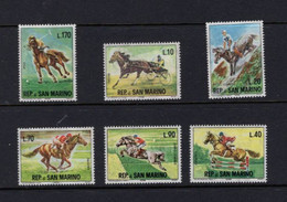 ZIBELINE SAN MARINO SAINT MARIN CHEVAUX HORSE HIPPISME  Timbres Neufs XX MNH - Lots & Kiloware (mixtures) - Max. 999 Stamps